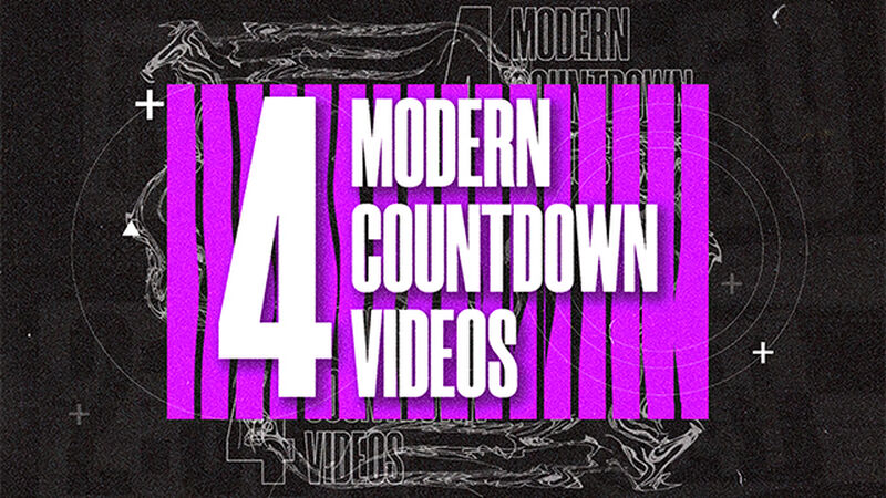 4 Modern Countdown Videos